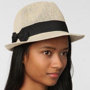 Frayed Bow Fedora